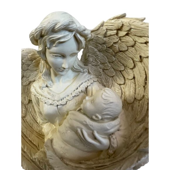 Angelstar Essence Of Love Angel Baby White Cream Comfort Figurine Decoration 7x7 - Picture 3 of 15